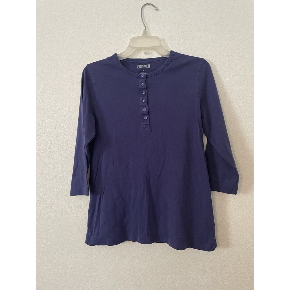 Duluth Trading Company Co Women’s Ponte Pro Purple Tunic Size Medium M Pullover